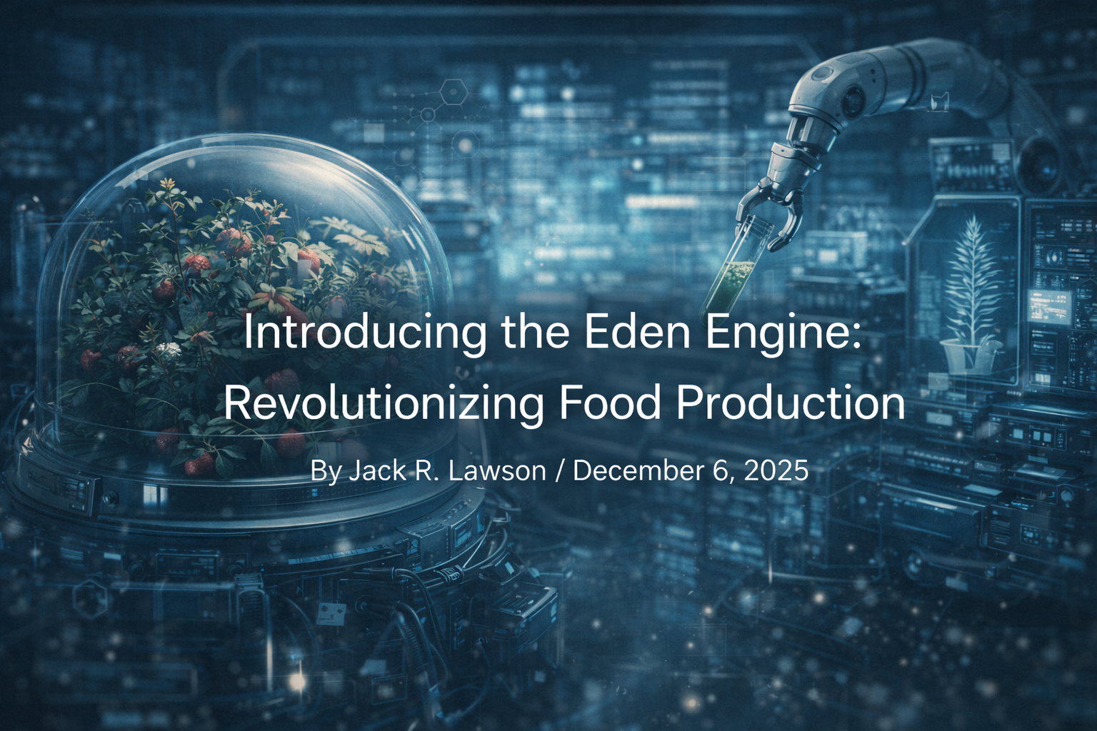 Introducing the Eden Engine: Revolutionizing Food Production