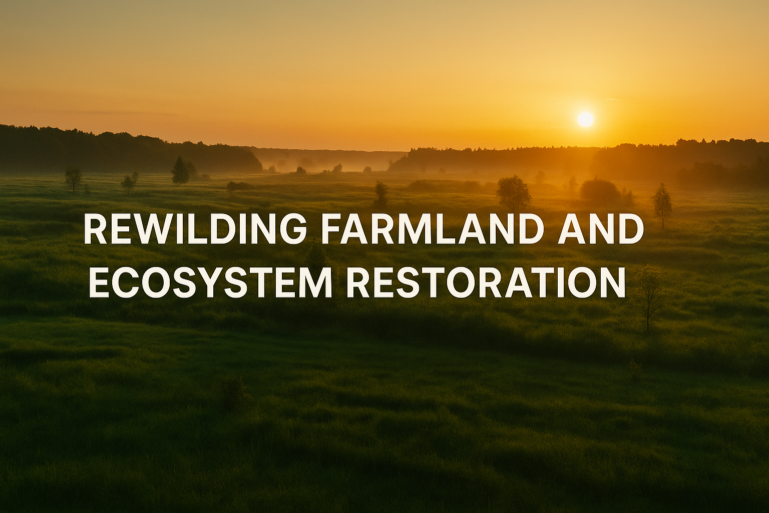 Rewilding Farmland: How New Food Technologies Can Restore Ecosystems