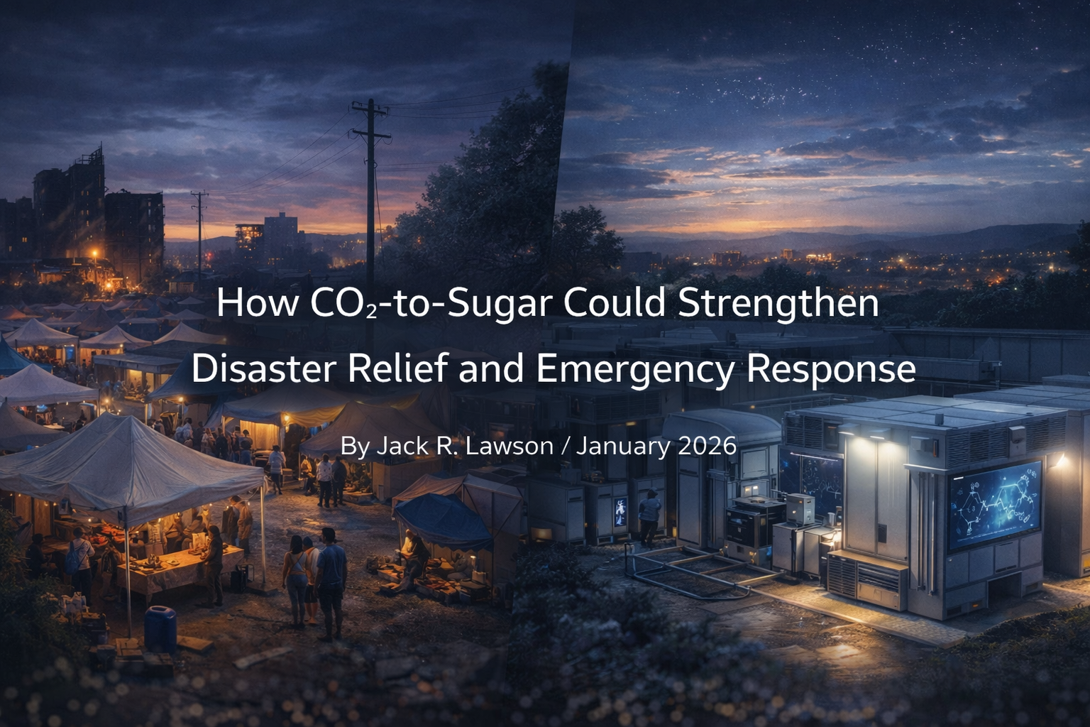 How CO₂ to Sugar Enables Emergency Food Production When Agriculture Fails