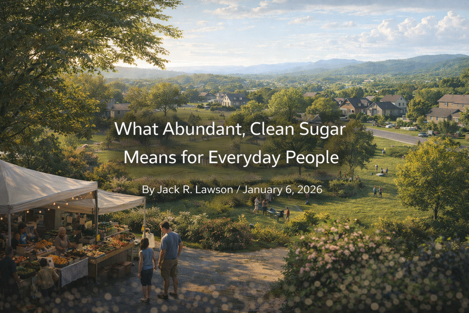 What Abundant, Clean Sugar Means for Everyday People