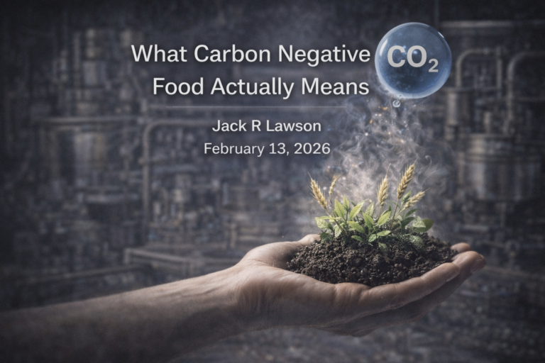 What Carbon Negative Food Actually Means